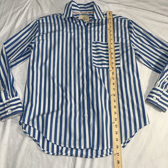 S Small Nautical Bethany Short Stripe Shirt CASA CABANA - Picture 6 of 13